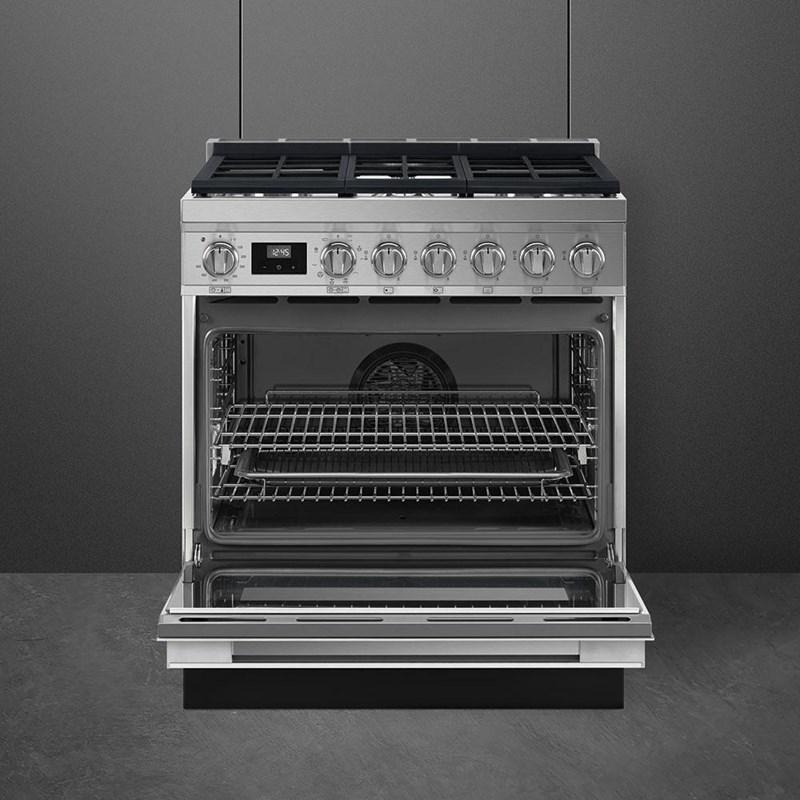 Smeg Dual Fuel Range 30" CPF30UGMX