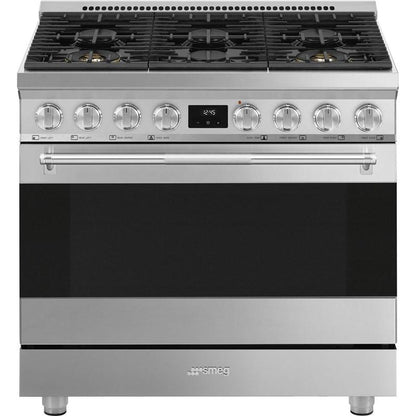 Smeg Gas Range 36" SPR36UGGX