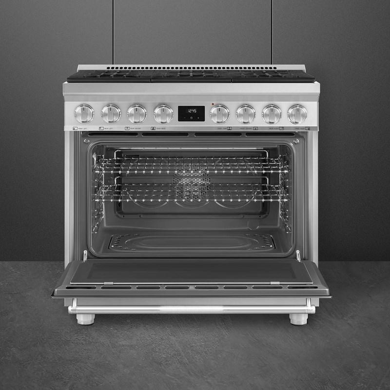 Smeg Gas Range 36" SPR36UGGX