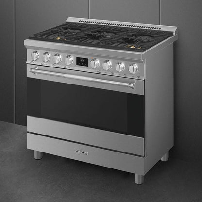 Smeg Gas Range 36" SPR36UGGX