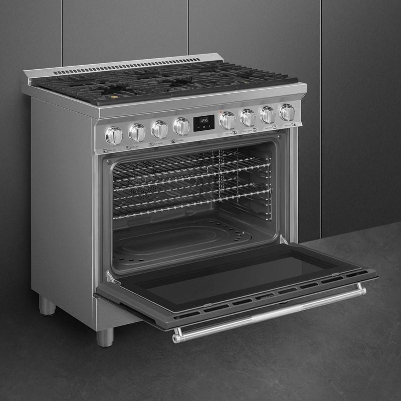 Smeg Gas Range 36" SPR36UGGX