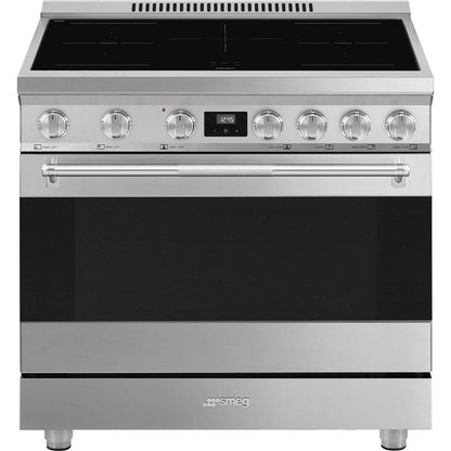 Smeg Electric Range 36" SPR36UIMX