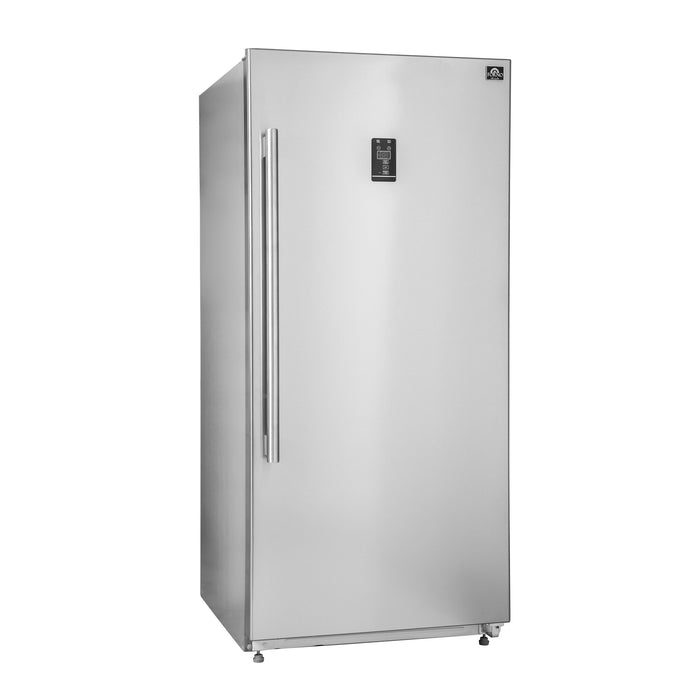 Forno Rizzuto 28″ LHS or RHS Options_ 13.8 Cu.Ft. Stainless Steel Dual Zone Refrigerator/Freezer FFFFD1933-32