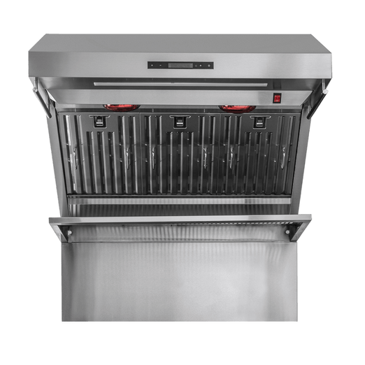 Forno Kitchen Appliance Package - 36" Gas Range /36" Range Hood / 36" French Door Refrigerator & 24" Dishwasher