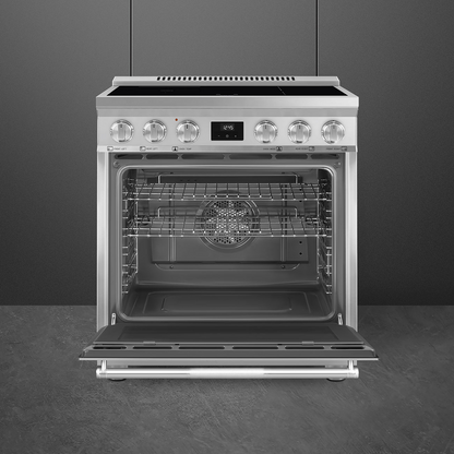 Smeg Electric Range 24" SPR24UIMX