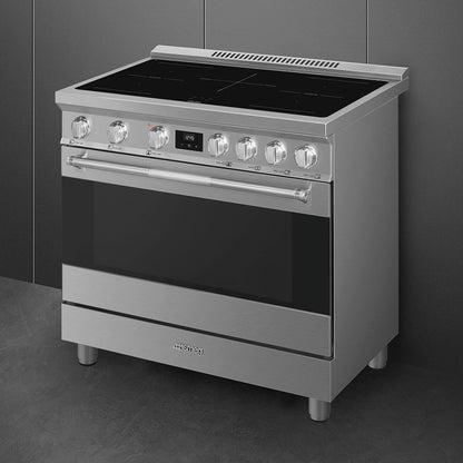 Smeg Electric Range 36" SPR36UIMX