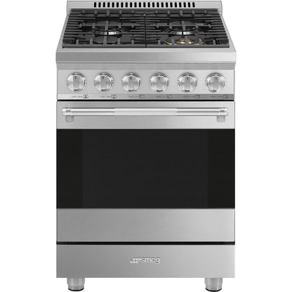 Smeg Gas Range 24" SPR24UGGX