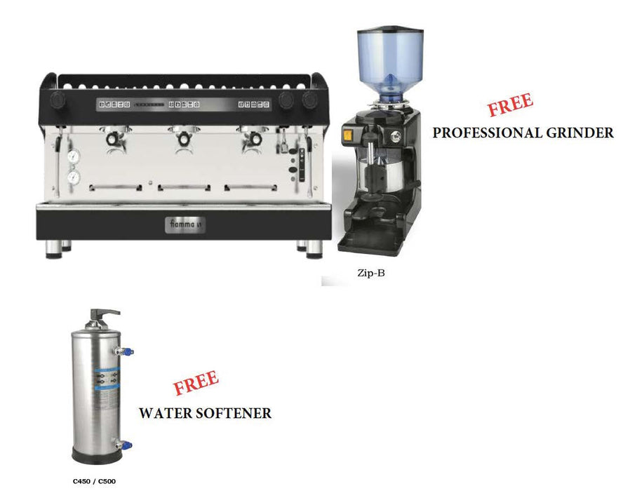 Fiamma Caravel -Commercial Espresso Machine Package - (2 and 3 Group Options )